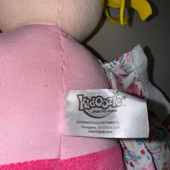 Kidoozie Dress Me Emily Doll Kids Teaching Skills Buttons Hook Loop Zipper Plush - Picture 4 of 8